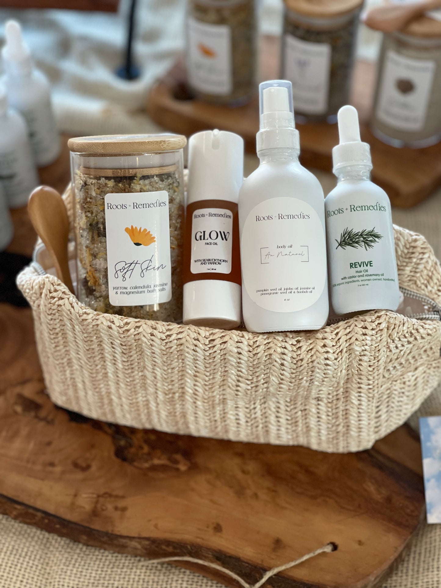 Hair and body care gift set