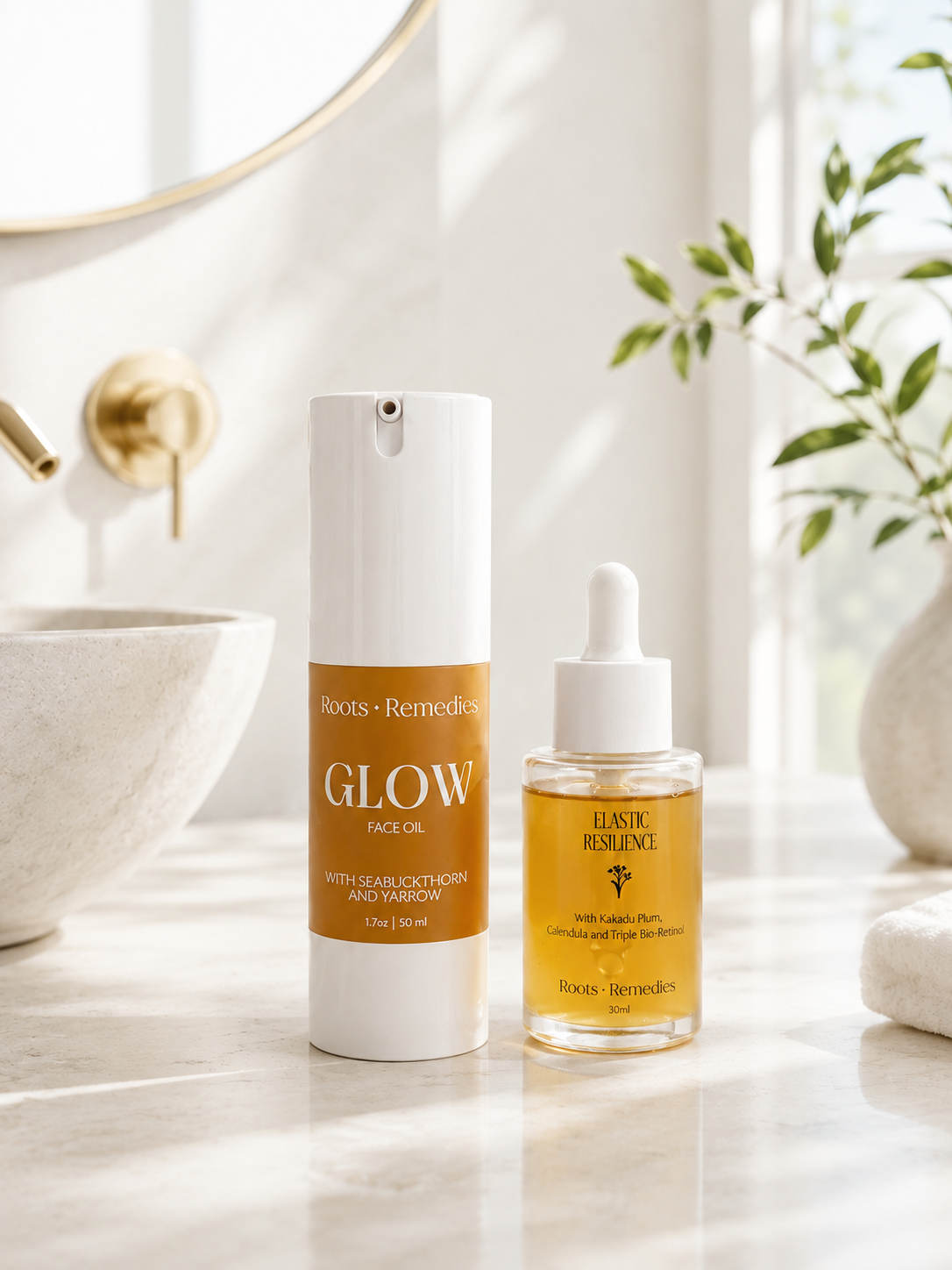 Day + Night Face oil duo