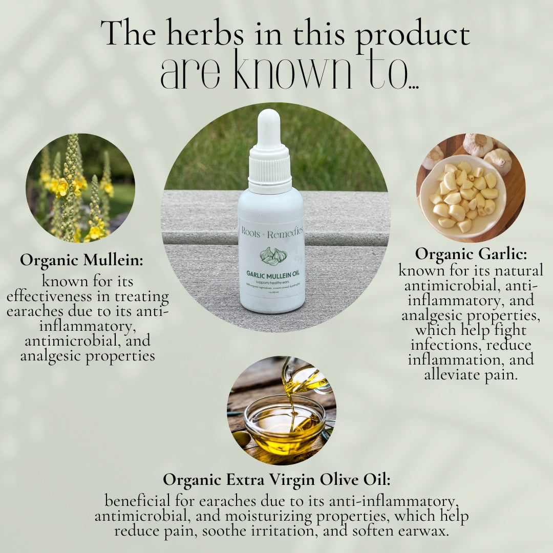 Garlic Mullein Ear Oil