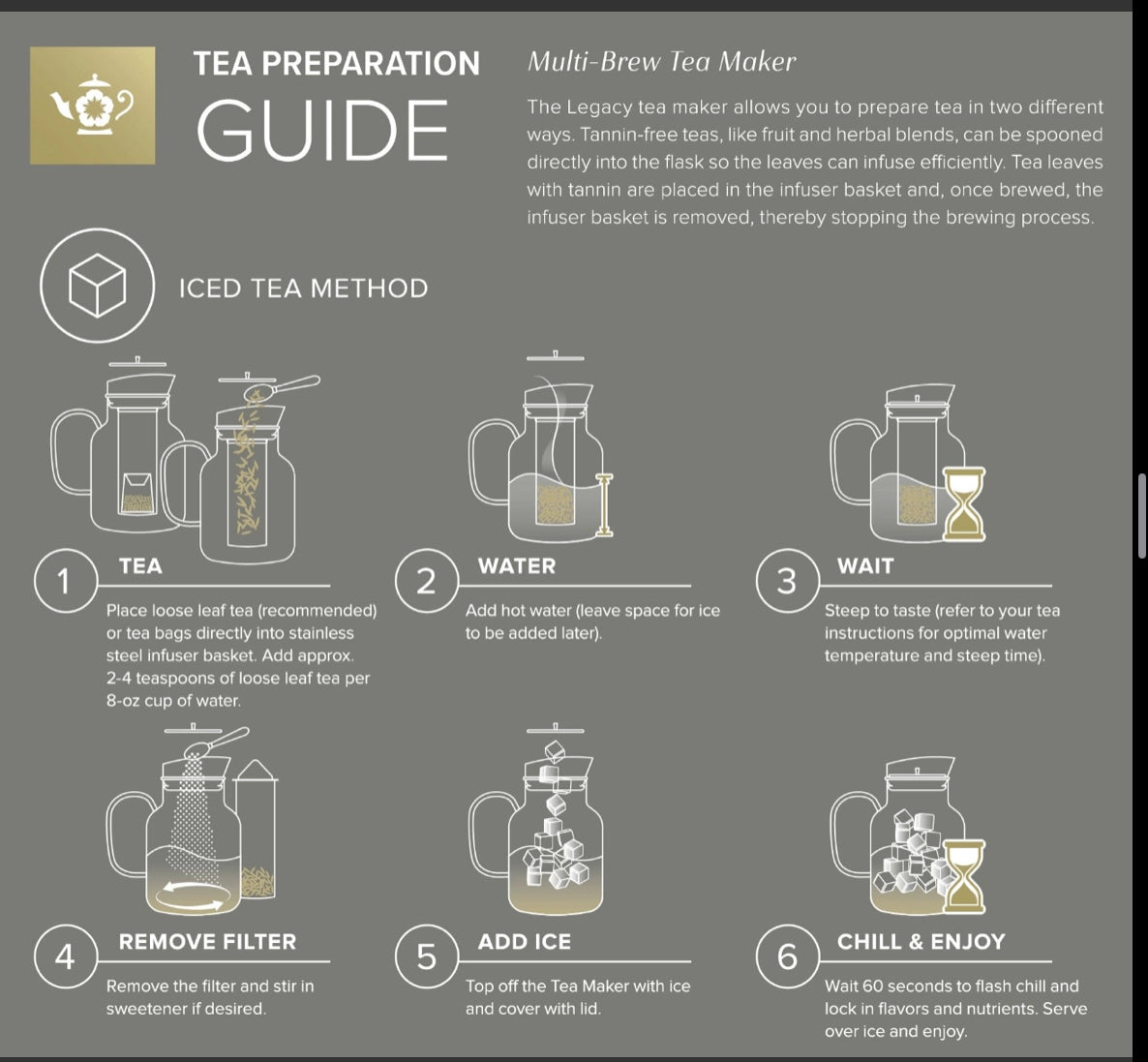 Teabloom Legacy Multi-Brew Glass Tea Maker