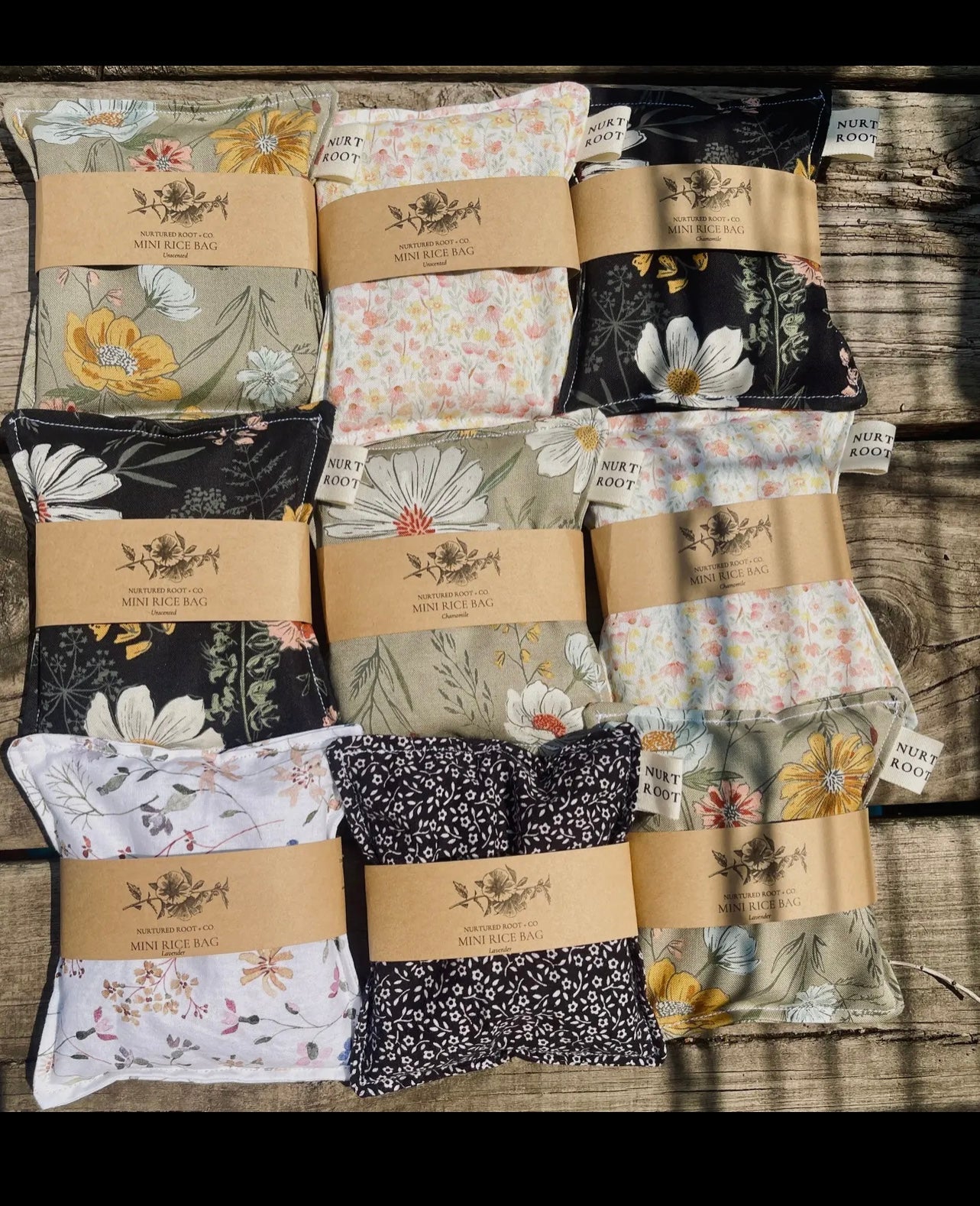 Mini Hot & Cold Rice Bags | None / Floral Pattern
