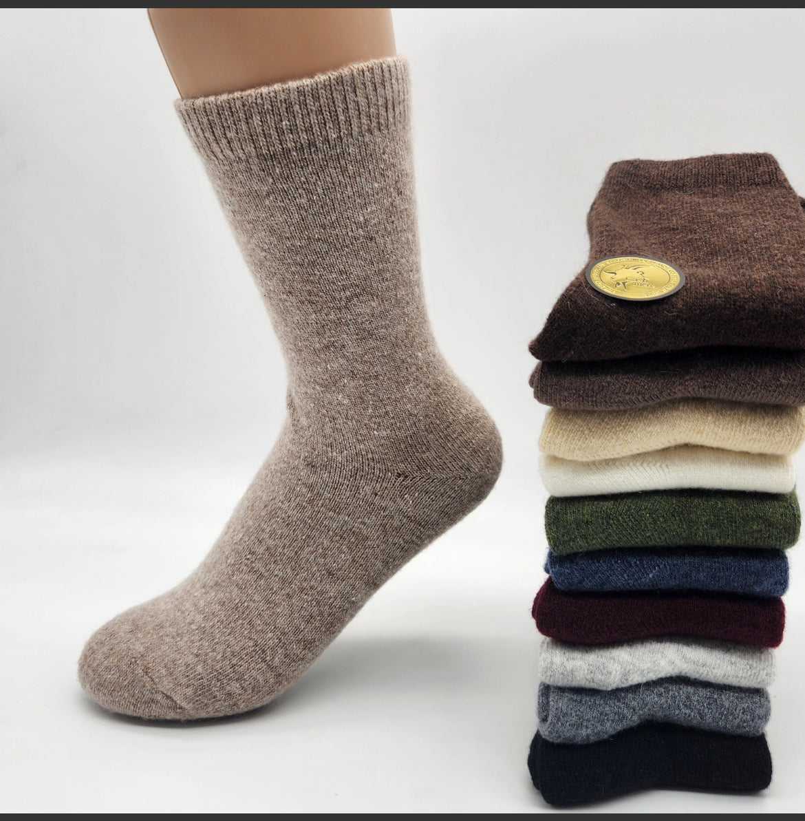 Women's 100% Cashmere Wool Sock, Men's Cashmere Socks