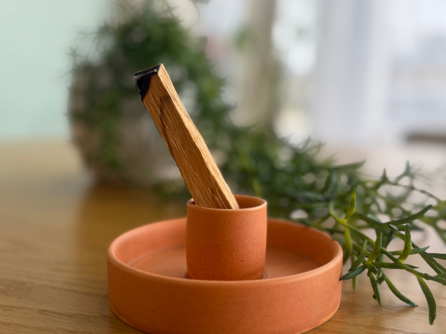 Palo santo incense holder orange