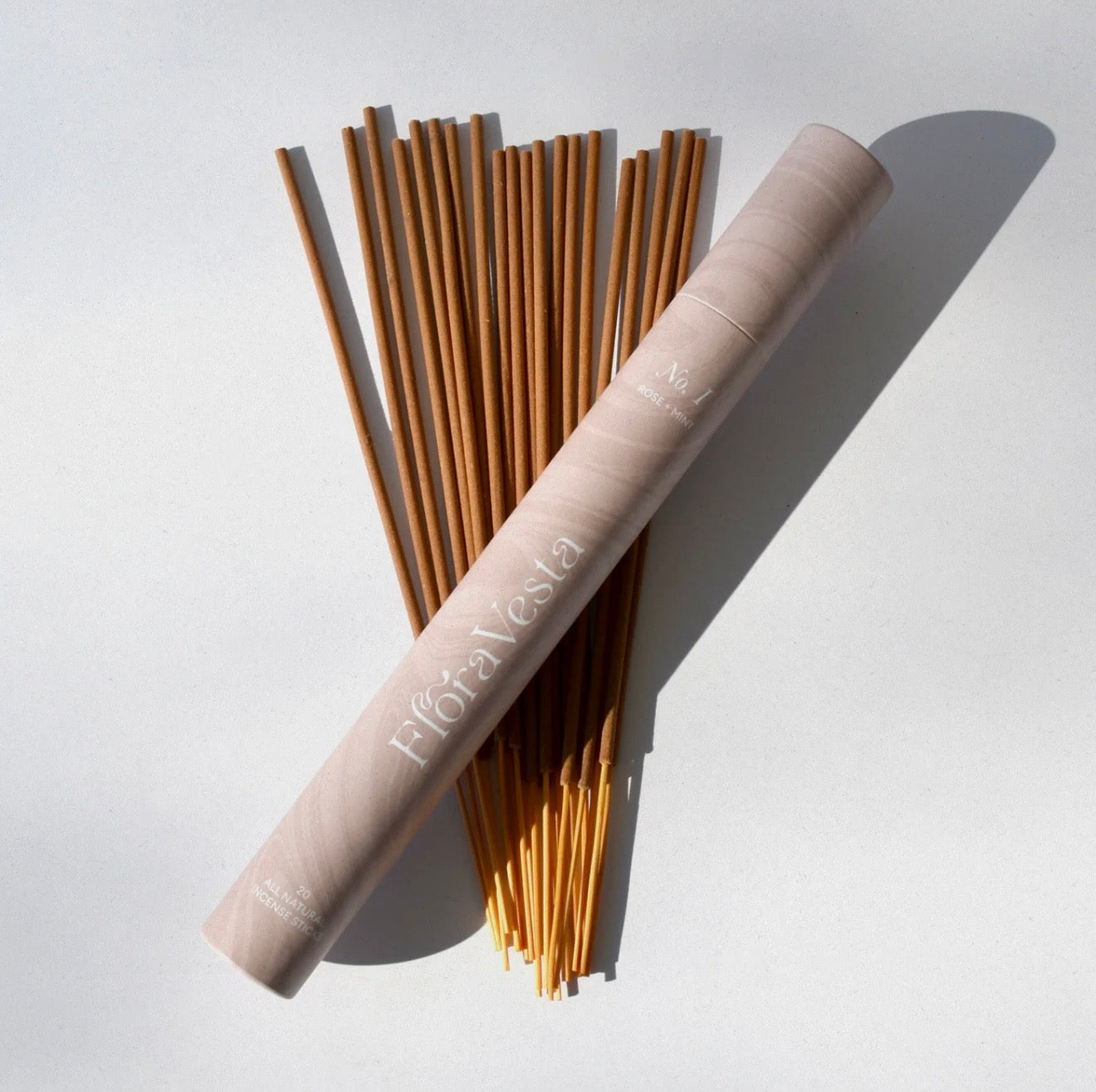 Rose and mint botanical incense
