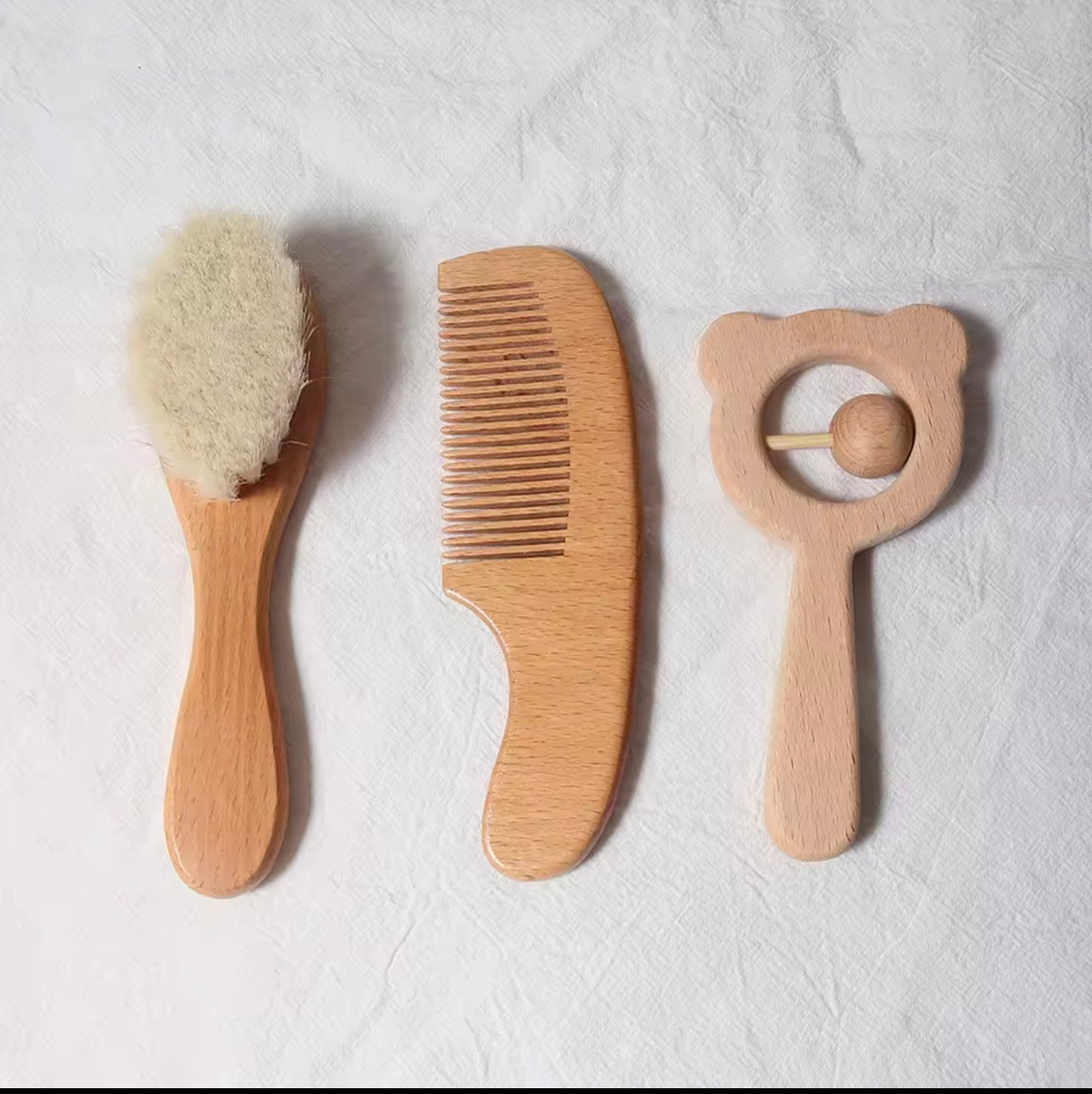 Wood kid toys set