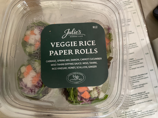 Julie’s Veggie rice paper wraps