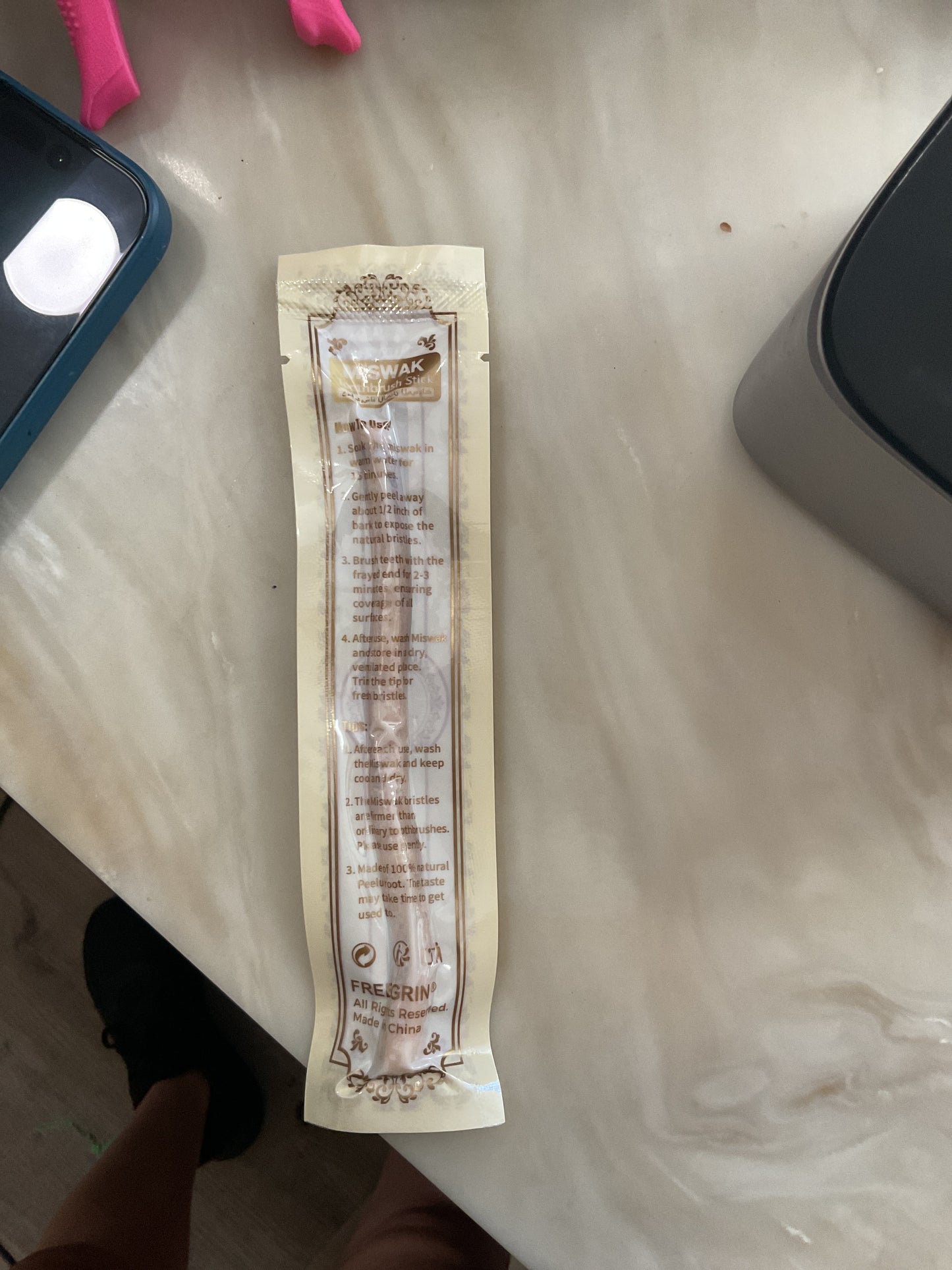 Toothbrush stick