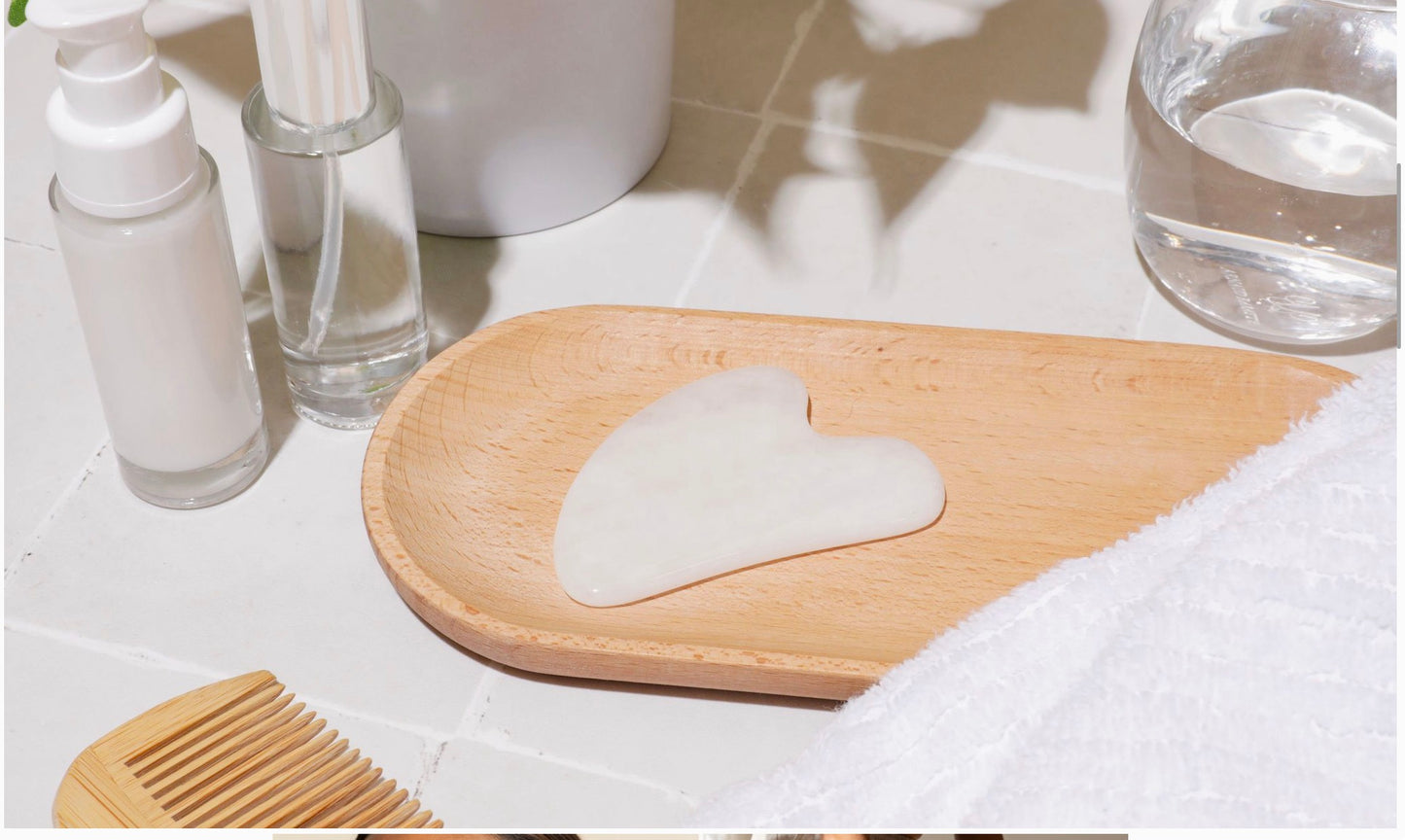 White Jade Gua Sha | Facial Stone