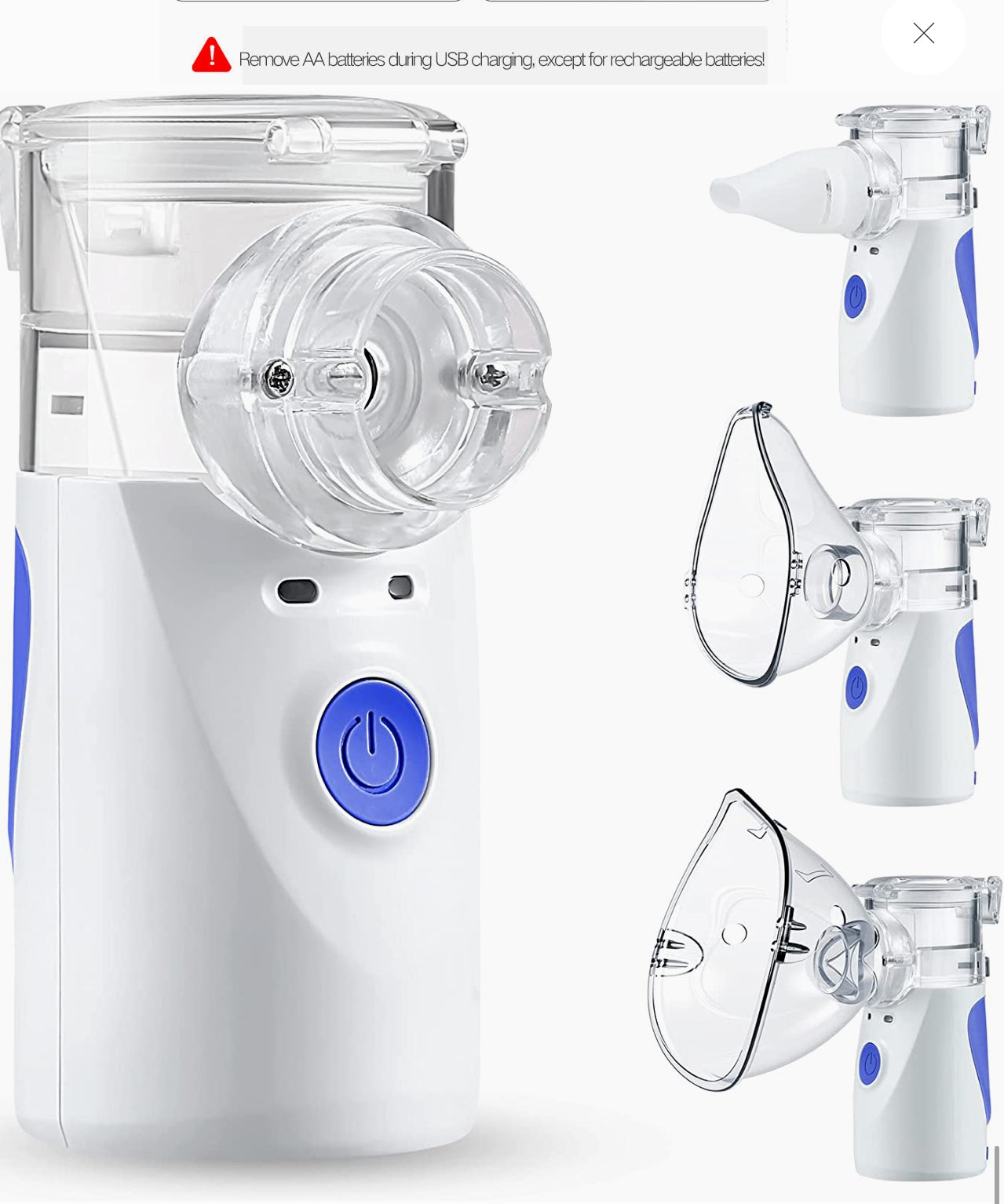 Portable Mesh Nebulizer Adult & Kids