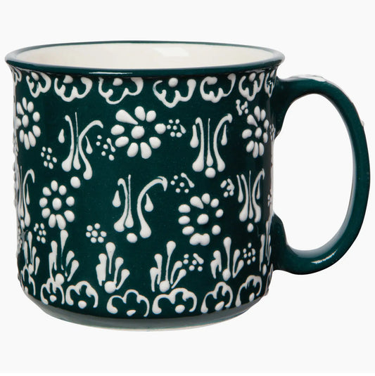 Hand-Painted Turkish Mug - Evani Forest