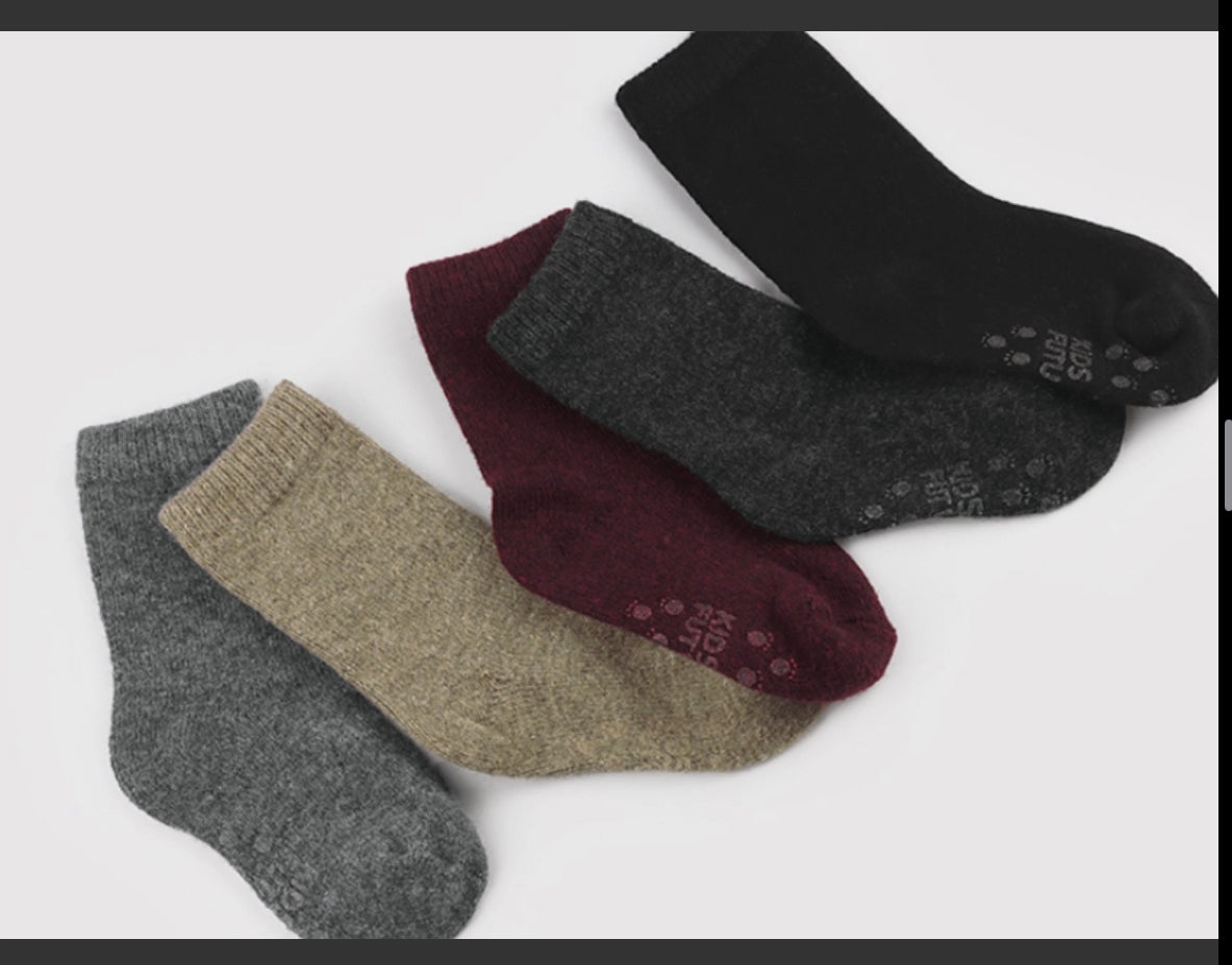 Kids Toddlers Wool Socks Boys Girls Winter Socks