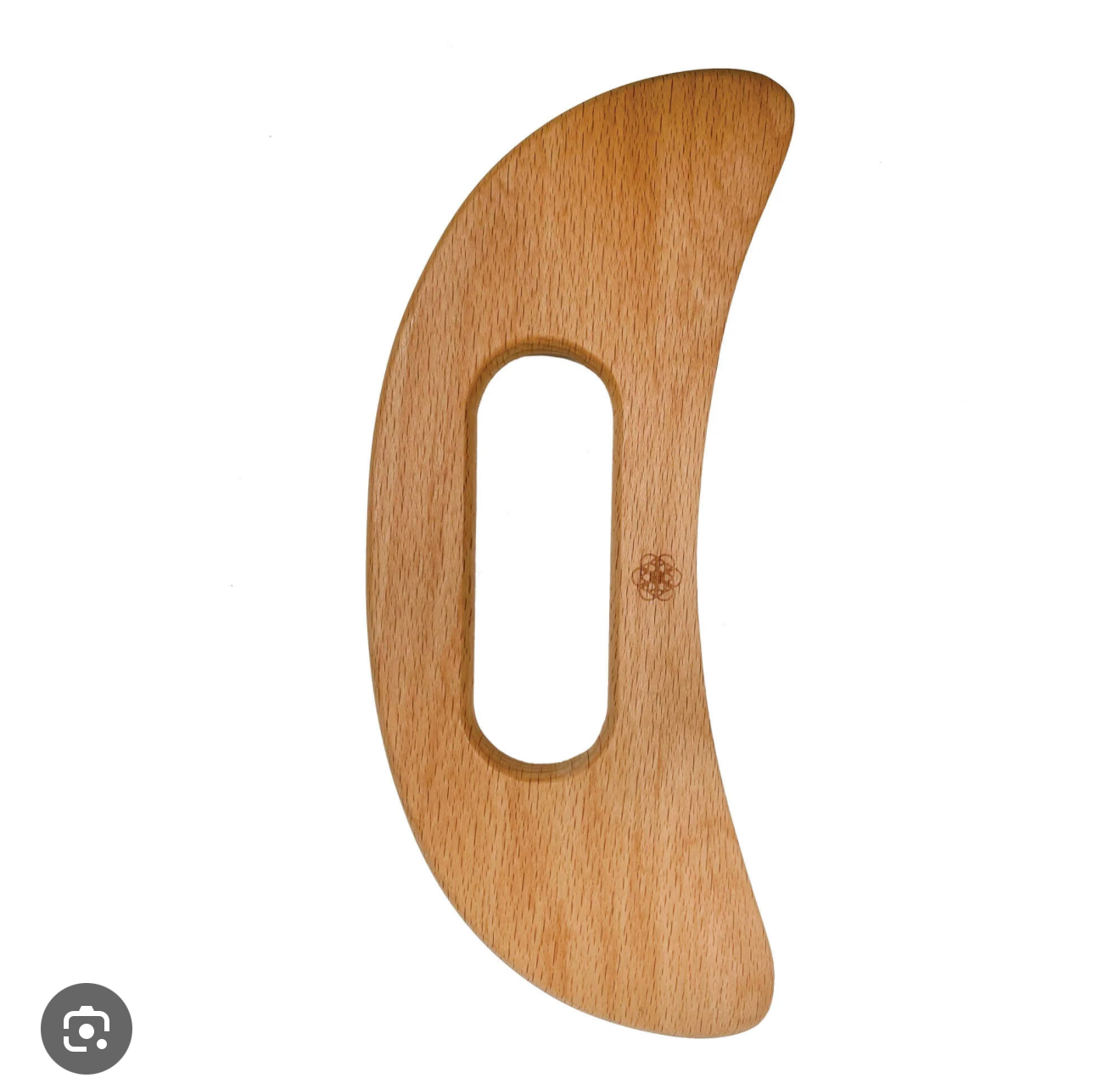 Wood gua sha lymphatic tool