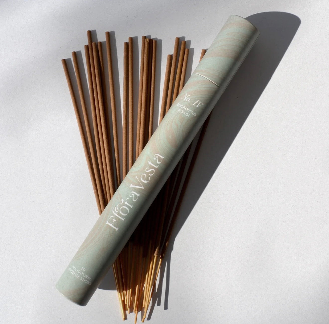 Eucalyptus and sage botanical incense